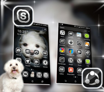 Télécharger Cute Puppy Launcher Theme Personnalisation pour Android Capture d'écran 5