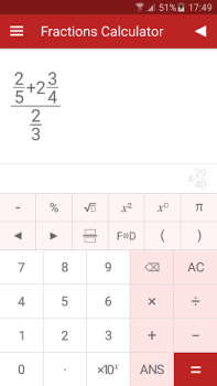 Télécharger Calculatrice de Fractions Éducation pour Android Capture d'écran 2