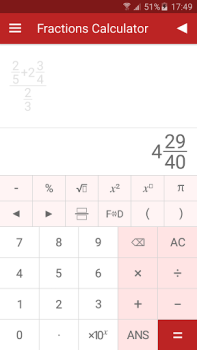 Télécharger Calculatrice de Fractions Éducation pour Android Capture d'écran 3