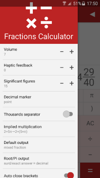 Télécharger Calculatrice de Fractions Éducation pour Android Capture d'écran 4