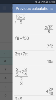 Télécharger Calculatrice de Fractions Éducation pour Android Capture d'écran 6