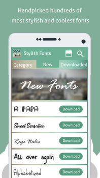 Télécharger Stylish Fonts Personnalisation pour Android Capture d'écran 2