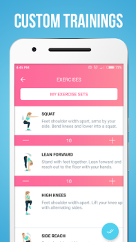Télécharger Fitness pour les femmes Santé et forme physique pour Android Capture d'écran 3