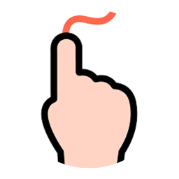 Logo Draw finger (painter)