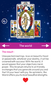 Télécharger Tarot Amour Mode de vie pour Android Capture d'écran 5