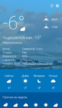 Télécharger Погода Оренбург 1743.ru Météo pour Android Capture d'écran 4