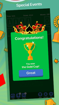 Télécharger Solitaire + Card Game by Zynga Jeux de cartes pour Android Capture d'écran 3