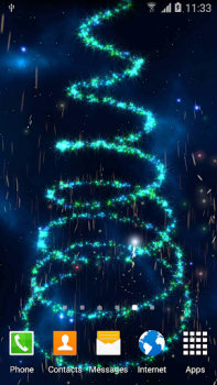 Télécharger 3D Christmas Tree Wallpaper Personnalisation pour Android Capture d'écran 2