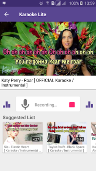 Télécharger Karaoke Lite: Sing & Record Divertissement pour Android Capture d'écran 3