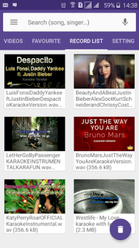 Télécharger Karaoke Lite: Sing & Record Divertissement pour Android Capture d'écran 5