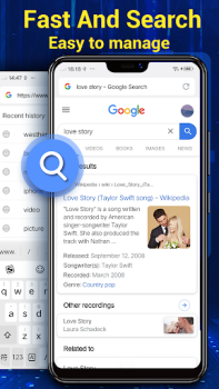 Télécharger Navigateur pour Android Communication pour Android Capture d'écran 3