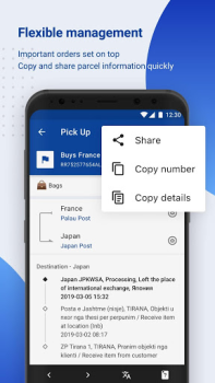 Télécharger SUIVI DE COLIS TOUT EN UN Travail pour Android Capture d'écran 3