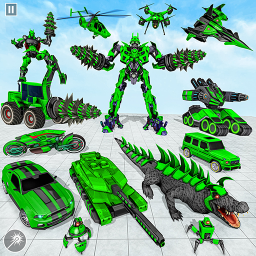 Logo Jeu de robot aérien volant
