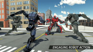 Télécharger Jeu de robot aérien volant Action pour Android Capture d'écran 3