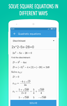 Télécharger Calculatrice d'équation Math Éducation pour Android Capture d'écran 5