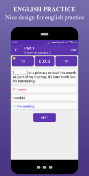 Télécharger English Grammar Test - Grammar Éducation pour Android Capture d'écran 4