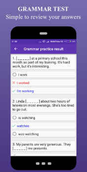 Télécharger English Grammar Test - Grammar Éducation pour Android Capture d'écran 5