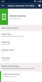 Télécharger Sophos Intercept X for Mobile Outils pour Android Capture d'écran 2