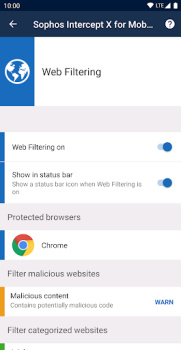 Télécharger Sophos Intercept X for Mobile Outils pour Android Capture d'écran 4