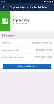 Télécharger Sophos Intercept X for Mobile Outils pour Android Capture d'écran 5