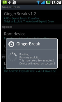 Télécharger GingerBreak Outils pour Android Capture d'écran 2