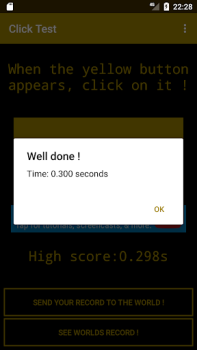 Télécharger Click Test : Test de réactivit Arcade pour Android Capture d'écran 2
