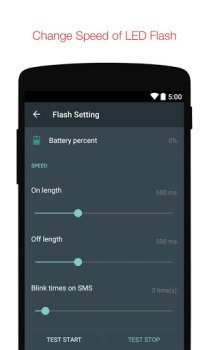 Télécharger Flash Alerts on Call and SMS Outils pour Android Capture d'écran 3