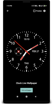 Télécharger Horloge Fond d'écran Live Outils pour Android Capture d'écran 6
