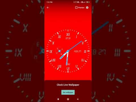 Télécharger Horloge Fond d'écran Live Outils pour Android Capture d'écran 8