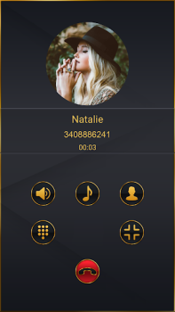 Télécharger Dark Theme Dialer Personnalisation pour Android Capture d'écran 3
