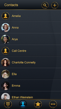 Télécharger Dark Theme Dialer Personnalisation pour Android Capture d'écran 4