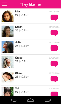 Télécharger DateMe: Rencontres flirt chat Rencontres pour Android Capture d'écran 4