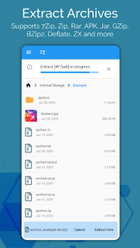 Télécharger 7zip - Fichier Zip Outils pour Android Capture d'écran 3