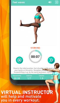 Télécharger Aerobics workout at home Santé et forme physique pour Android Capture d'écran 3