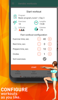 Télécharger Aerobics workout at home Santé et forme physique pour Android Capture d'écran 4