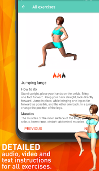 Télécharger Aerobics workout at home Santé et forme physique pour Android Capture d'écran 5