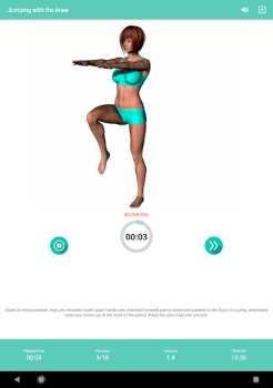 Télécharger Aerobics workout at home Santé et forme physique pour Android Capture d'écran 6