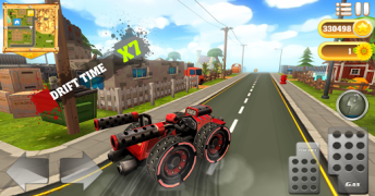 Télécharger Cartoon Hot Racer 3D Course pour Android Capture d'écran 3