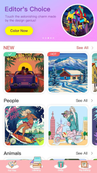 Télécharger Color Master: Coloring Games Divertissement pour Android Capture d'écran 2