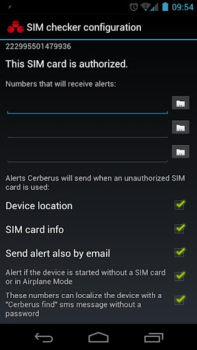 Télécharger Cerberus Travail pour Android Capture d'écran 2