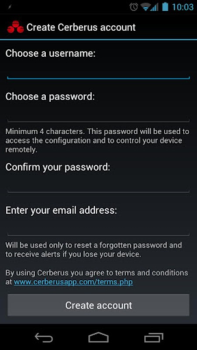 Télécharger Cerberus Travail pour Android Capture d'écran 3