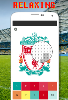 Télécharger Football Logo Coloring By Number Jeux de réflexion pour Android Capture d'écran 2