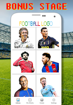 Télécharger Football Logo Coloring By Number Jeux de réflexion pour Android Capture d'écran 4