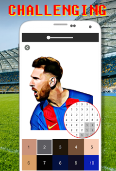 Télécharger Football Logo Coloring By Number Jeux de réflexion pour Android Capture d'écran 5