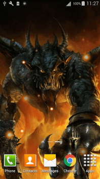 Télécharger Demon Live Wallpaper Personnalisation pour Android Capture d'écran 2