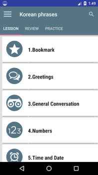 Télécharger Phrases courantes en coréen Éducation pour Android