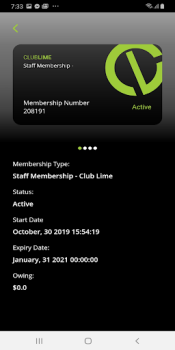 Télécharger Club Lime Member ID Santé et forme physique pour Android Capture d'écran 4