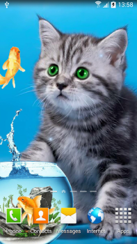 Télécharger Cat Live Wallpaper Personnalisation pour Android Capture d'écran 5