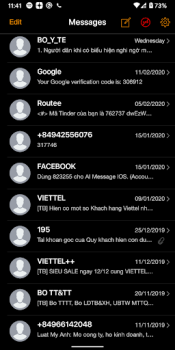 Télécharger Messages OS17 - Texting SMS Communication pour Android Capture d'écran 2