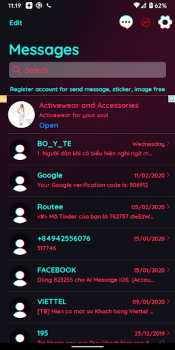 Télécharger Messages OS17 - Texting SMS Communication pour Android Capture d'écran 3